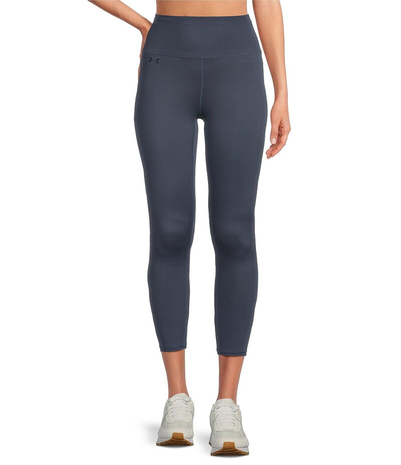 アンダーアーマー レディース ボトムス カジュアルパンツ アンクル レギンス ニット Under Armour Ultra Soft Double Knit Motion Ankle Length Pull-On Leggings Downpour Gray グレー｜ReVida 店