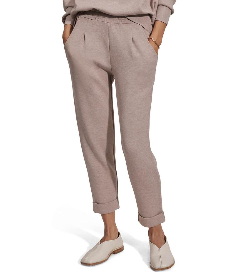 バーレイ レディース ボトムス カジュアルパンツ ニット Varley DoubleSoft? Knit Roll Cuff Jogger 25 Sweat Pant Taupe Marl マール