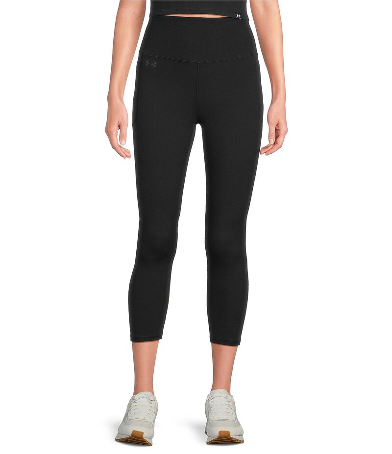 アンダーアーマー レディース ボトムス カジュアルパンツ キャップ レギンス Under Armour Motion High Rise Capri Leggings Black ブラック