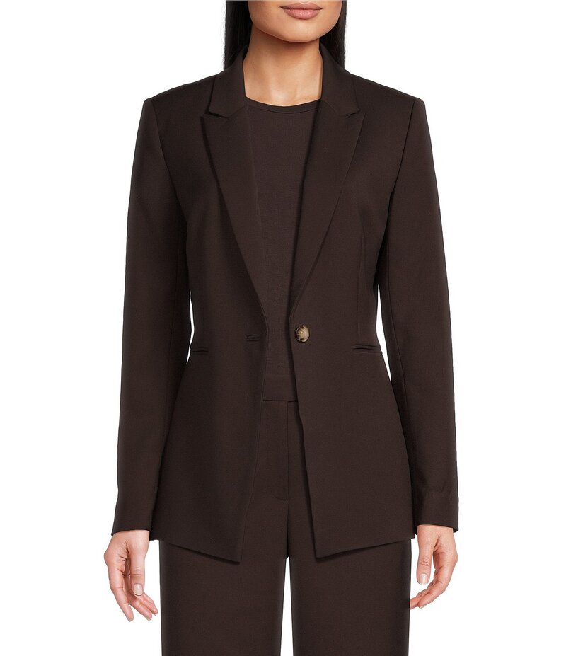 アレックスマリー レディース アウター 厚地の外套 スポーツジャケット Alex Marie Liza Anywhere Everywhere Coordinating Peak Lapel Blazer Espresso コート・ジャケット-レディースファッション