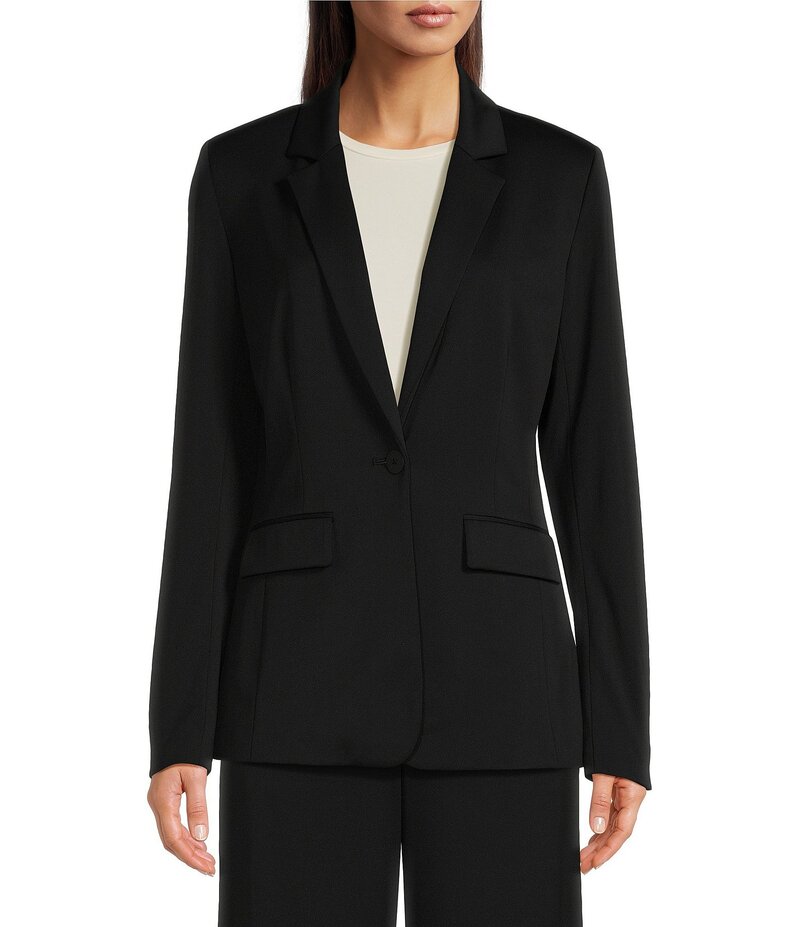 アレックスマリー レディース アウター コート ブレザー ジャケット Alex Marie Coordinating Anastasia Jetset-Tech Super Stretch Blazer Jacket Black ブラック