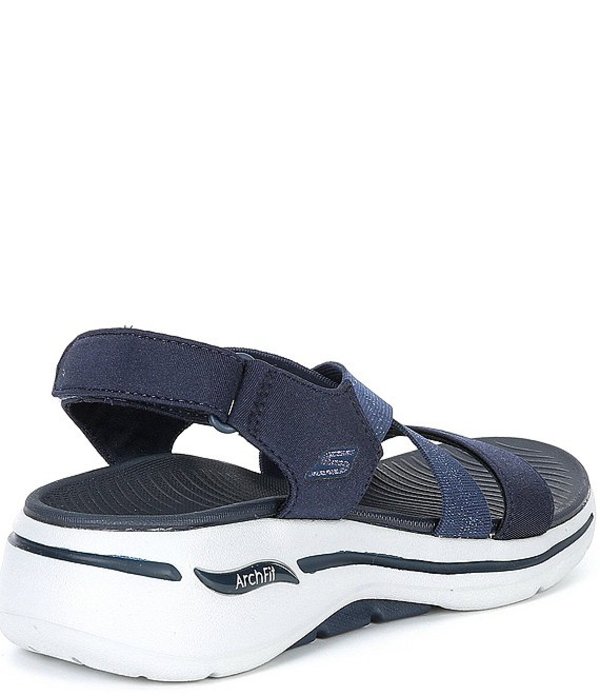 現金特価 楽天市場 スケッチャーズ レディース サンダル シューズ Go Walk Arch Fit Astonish Sandals Navy Revida 楽天市場店 大流行中 Bkih Edu Vn