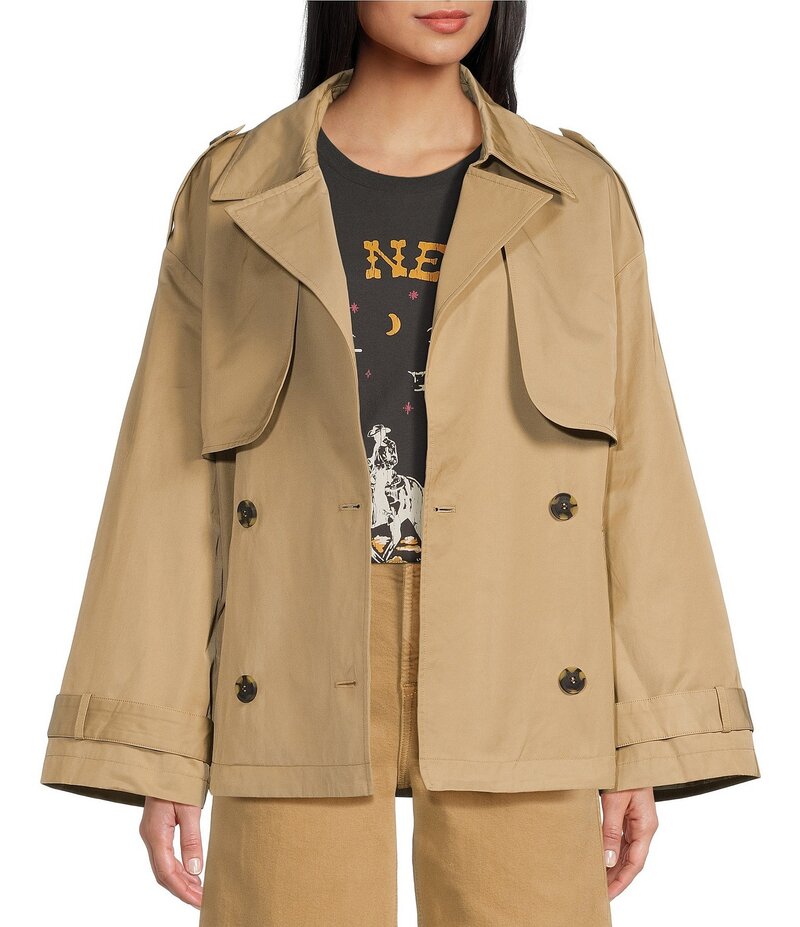 アリアト レディース アウター コート ジャケット Ariat Staunton Trench Jacket Field Khaki カーキ