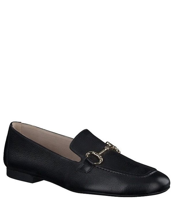 パーチ パッティンググリーン レディース スリッポン ローファー シューズ Daphne Bit Buckle Leather Loafers Black Leather 貨物輸送無料 号置き換え無料 ポール グリーン レディース シューズ スリッポン ローファー Black Leather Pasadenasportsnow Com