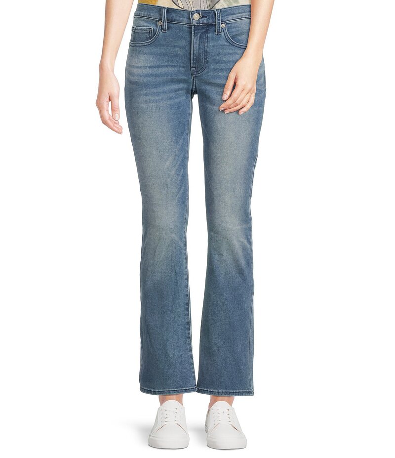 ラッキーブランド レディース ボトムス デニムパンツ デニム アンクル ブーツ Lucky Brand Sweet Boot Mid Rise 5-Pocket Stretch Denim Boot Leg Ankle Jean Glass Mount デニム｜ReVida 店