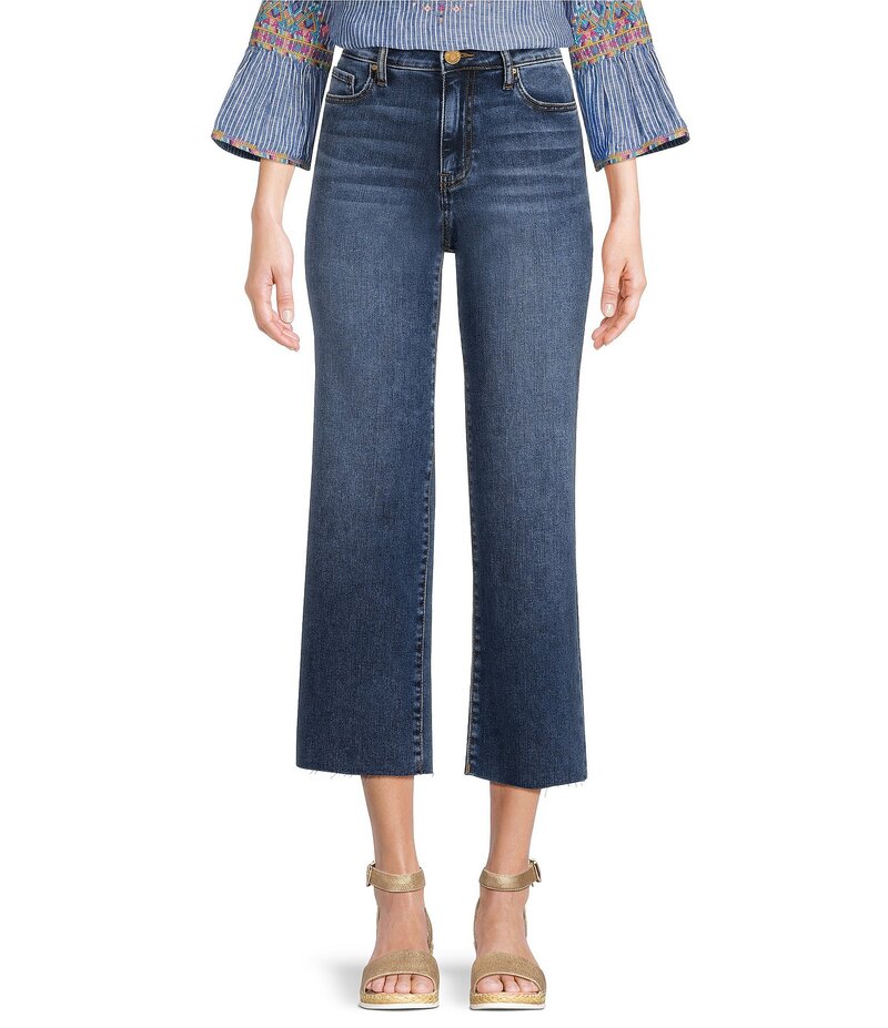カットフロムザクロス レディース ボトムス デニムパンツ ジーンズ KUT from the Kloth Charlotte High Rise Fab At Fit Technique Culotte Crop Jeans Commendatory