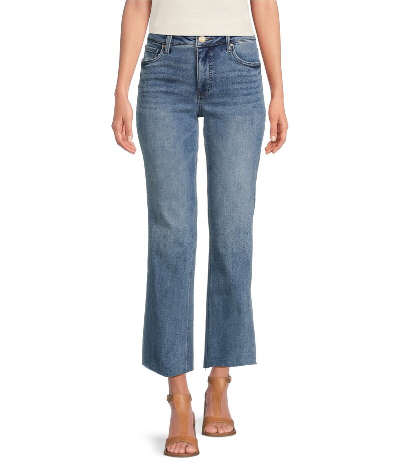 カットフロムザクロス レディース ボトムス デニムパンツ デニム ジーンズ KUT from the Kloth Kelsey High Rise Flare-Inset Leg Fab Ab Technology Stretch Denim Jeans Comprehensive デニム