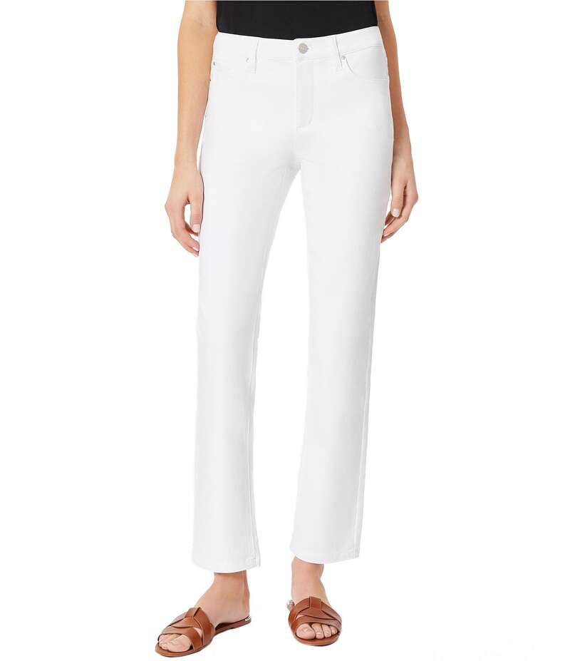 ジョーンズニューヨーク レディース ボトムス デニムパンツ ストレート デニム ジーンズ Jones New York Lexington Stretch Denim Straight Leg Jeans Soft White ホワイト