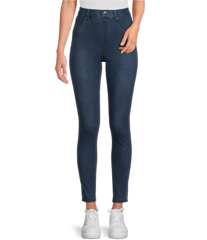 ヒュー レディース ボトムス ジーンズズボン下 ジーンズ HUE Ultra Soft High Waisted Denim Jeggings Steely Blue 青色