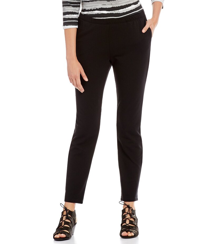ルビーアールディー レディース ボトムス 心地好いズボン下 ズボン下 パイル Ruby Rd. Pull-On Stretch French Terry Pants Black 黒いこと