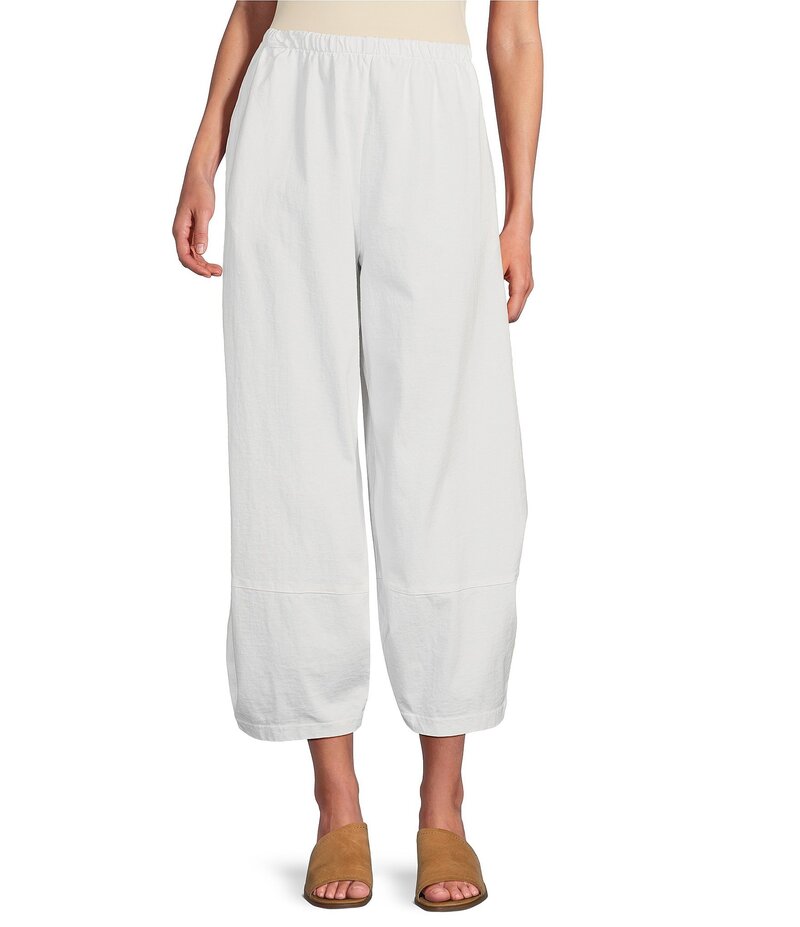 ブライン ウォーカー レディース ボトムス カジュアルパンツ パンツ コットン ジャージー Bryn Walker Oliver Cotton Jersey Elastic Waist Lantern Leg Pants White ホワイト|ReVida 店