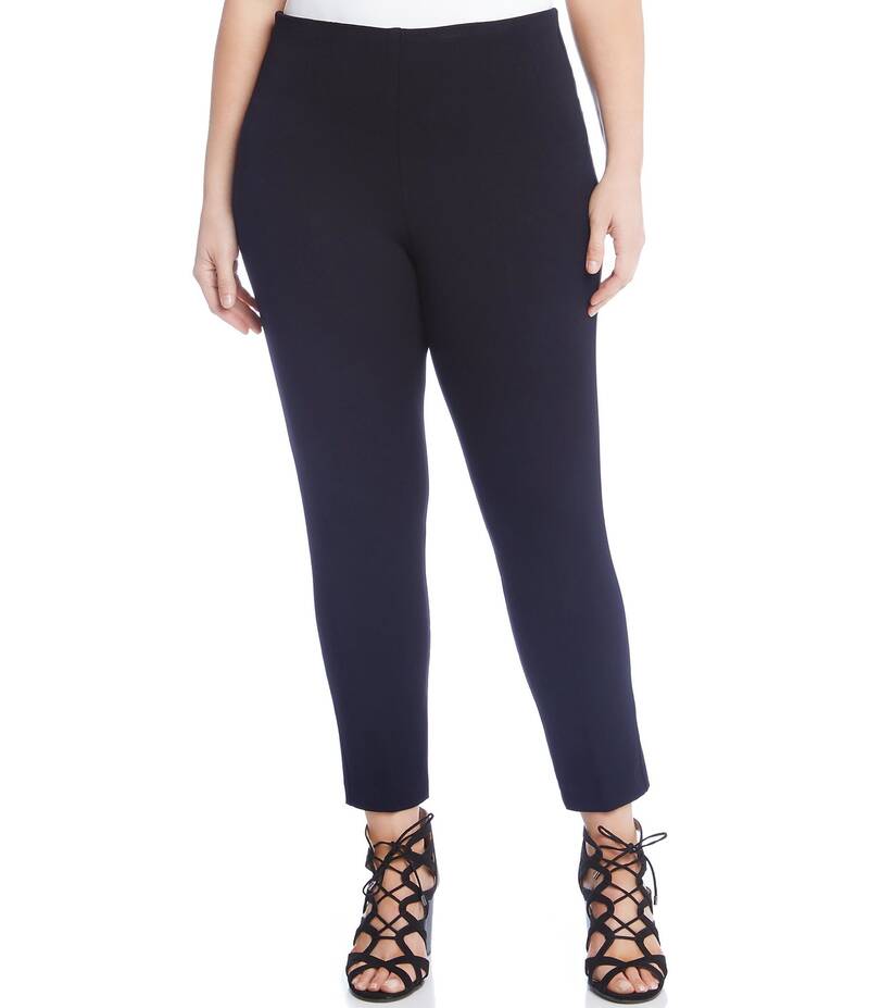 カレンケーン レディース ボトムス カジュアルパンツ プラスサイズ パンツ Karen Kane Plus Size Piper Mid Rise Skinny Pants Navy ネイビー|ReVida 店