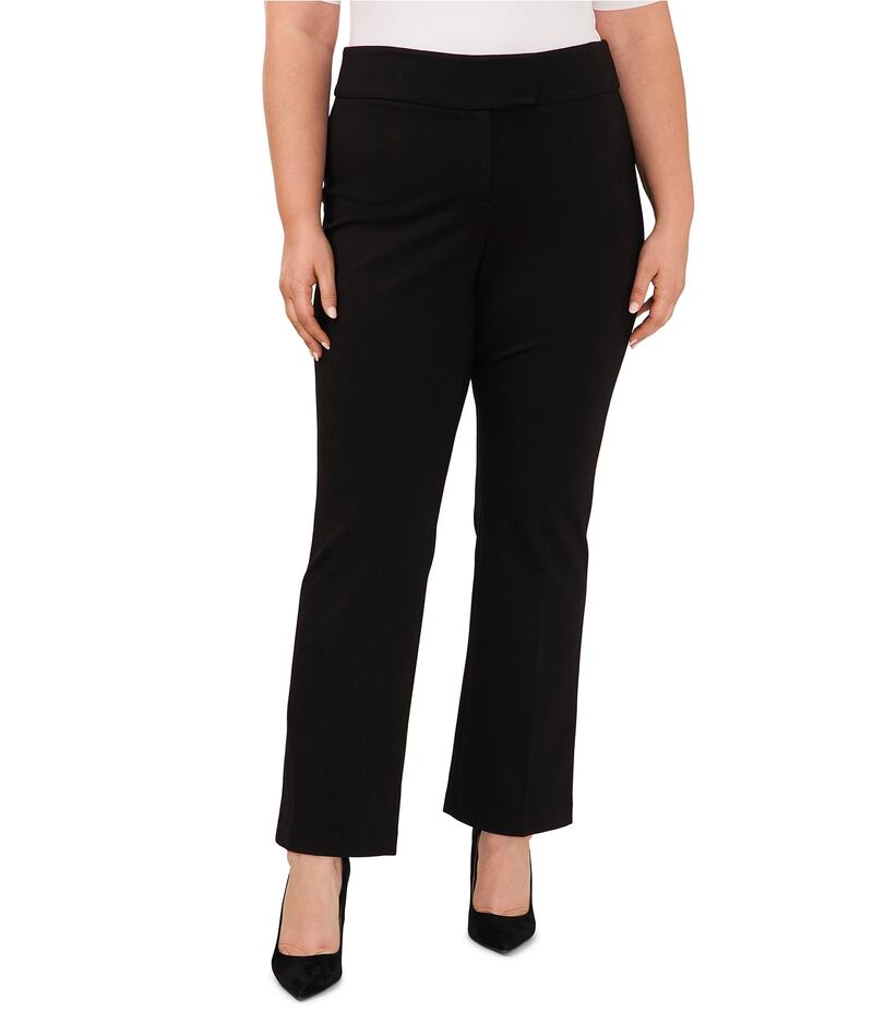 セセ レディース ボトムス カジュアルパンツ ブーツカット プラスサイズ ミニ パンツ ブーツ CeCe Plus Size Mini Bootcut Workwear Ponte Pants Rich Black ブラック