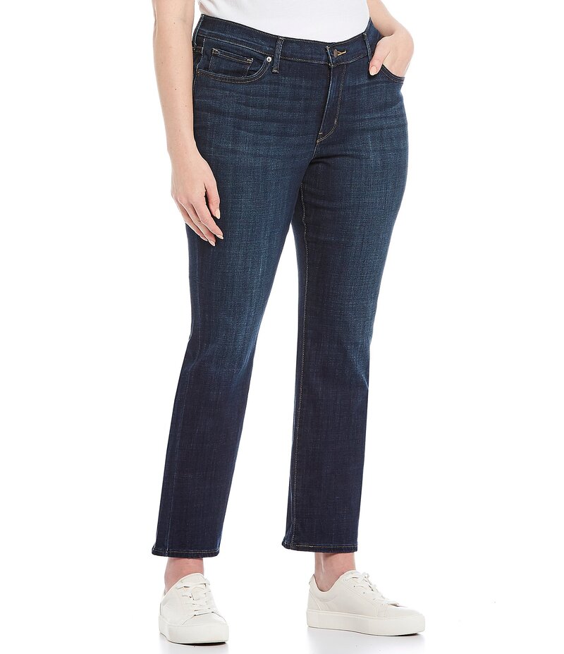リーバイス レディース ボトムス デニムパンツ ストレート プラスサイズ ジーンズ Levi'sR Plus Size 414 Classic Straight Leg Jeans Thistle Lake Plus