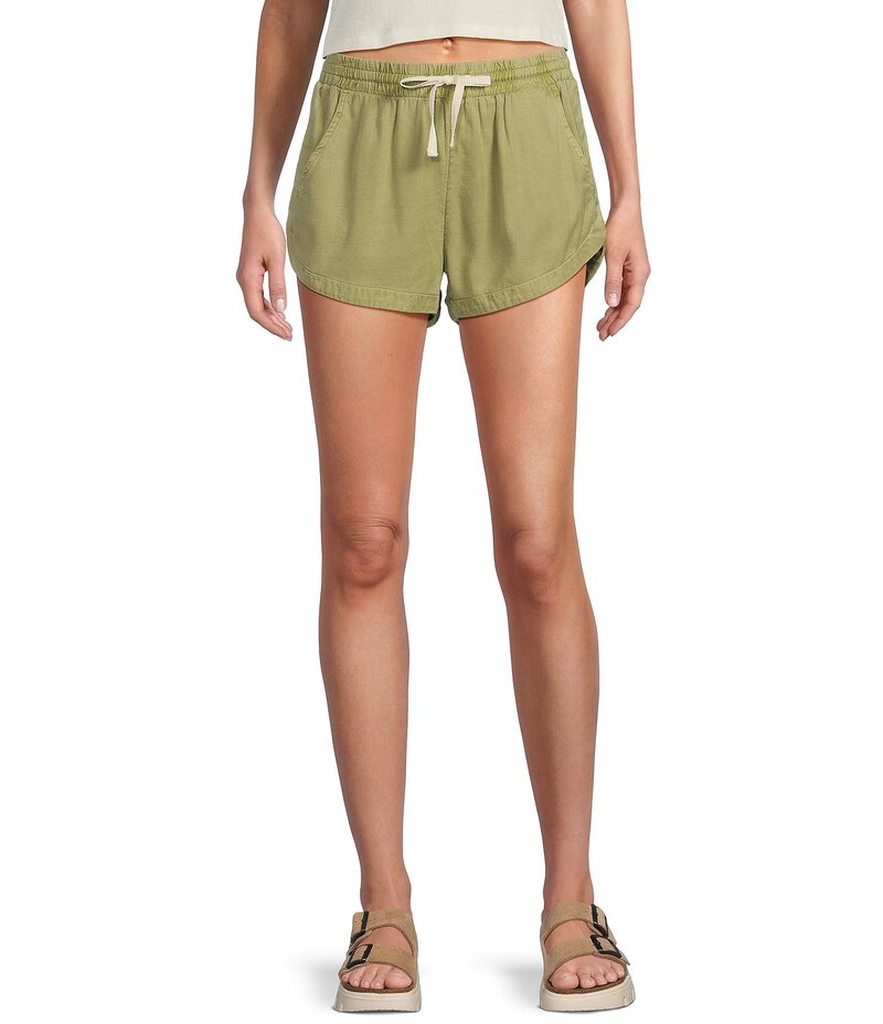 ビラボン レディース ボトムス ハーフパンツ・ショーツ ショートパンツ Billabong Road Trippin Twill Pull-On Shorts Avocado｜ReVida 店