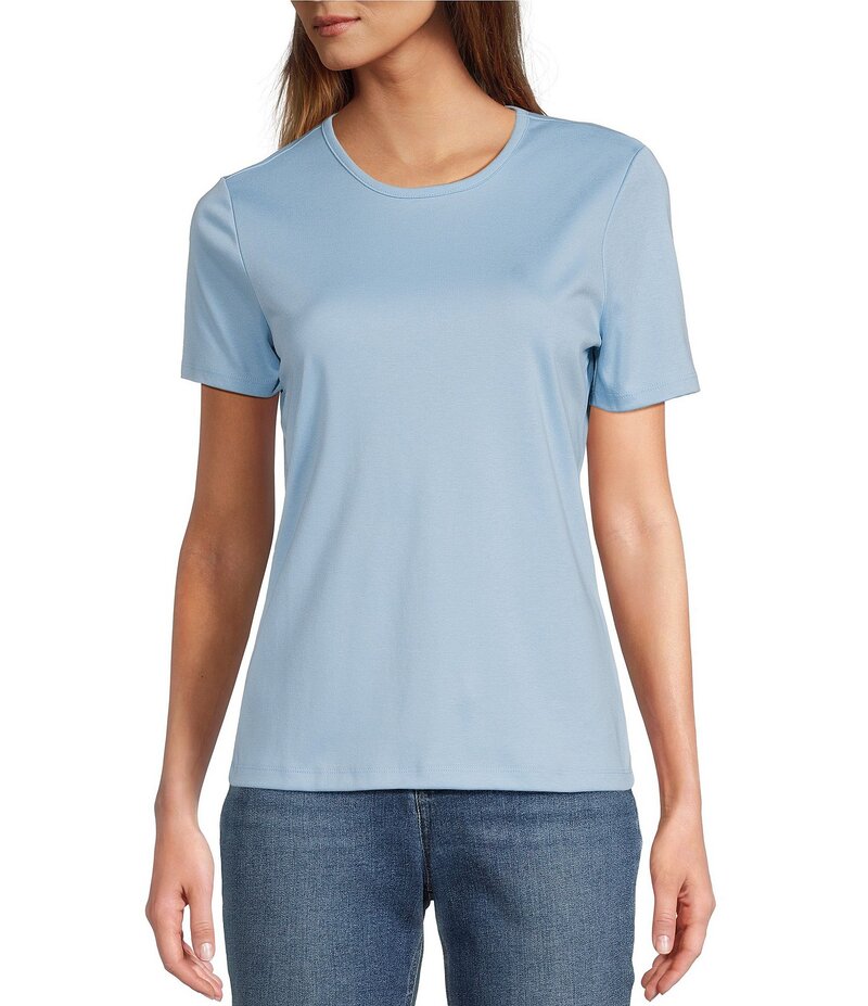 エルエルビーン レディース トップス シャツ クルーネック Tシャツ L.L.Bean Crew Neck Short Sleeve Tee Shirt Lake