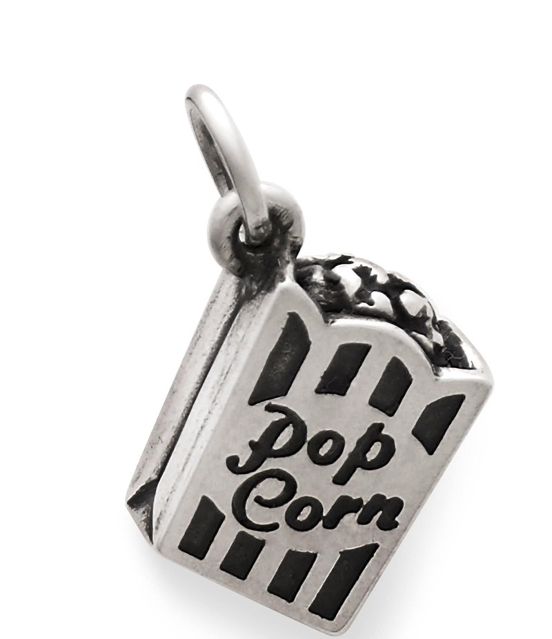ジェームズ エイヴリー レディース アクセサリー ネックレス・チョーカー・ペンダントトップ James Avery Popcorn Box Charm Sterling Silver シルバー