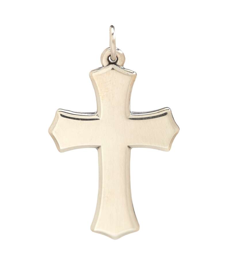 ジェームズ エイヴリー レディース アクセサリー ネックレス・チョーカー・ペンダントトップ James Avery Beveled Clechee Cross Pendant Charm Sterling Silver シルバー｜ReVida 店