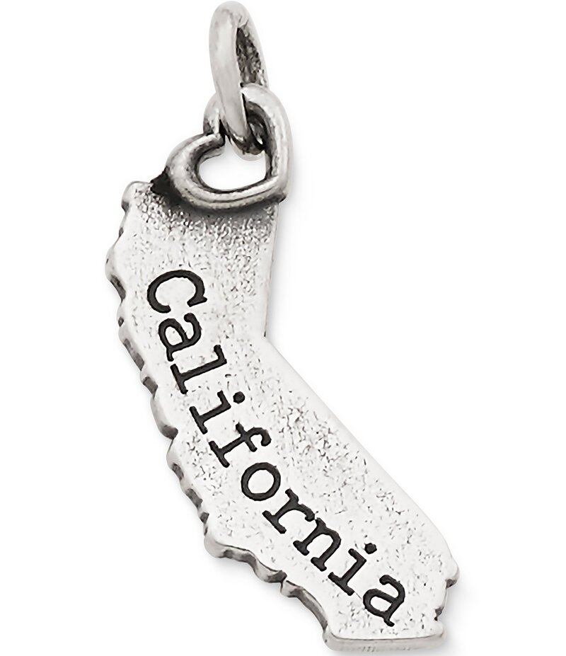 ジェームズ エイヴリー レディース アクセサリー ネックレス・チョーカー・ペンダントトップ James Avery My California State Charm Sterling Silver シルバー