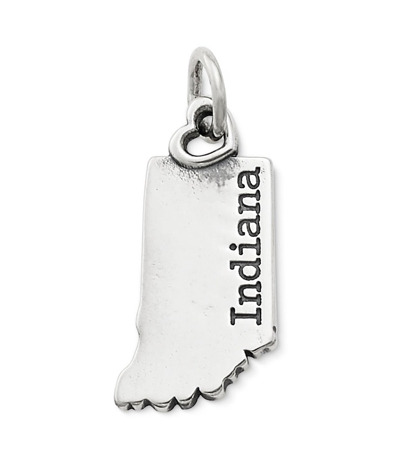 ジェームズ エイヴリー レディース アクセサリー ネックレス・チョーカー・ペンダントトップ James Avery My Indiana State Charm Silver シルバー