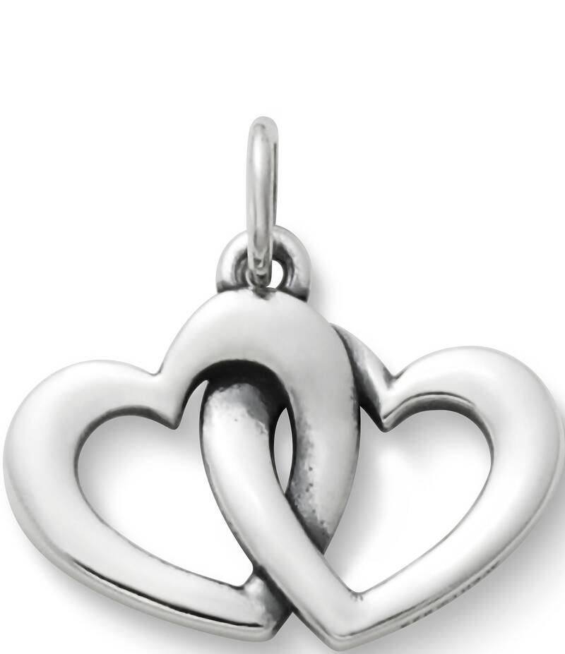 ジェームズ エイヴリー レディース アクセサリー ネックレス・チョーカー・ペンダントトップ James Avery Linked Hearts Charm Silver シルバー