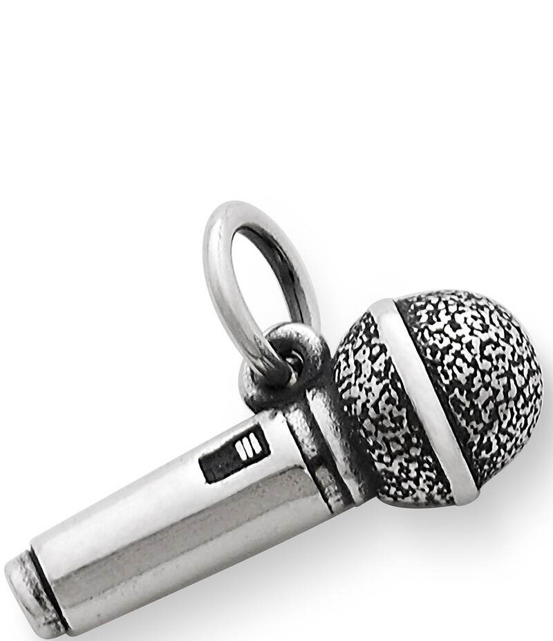 ジェームズ エイヴリー レディース アクセサリー ネックレス・チョーカー・ペンダントトップ James Avery Microphone Charm Sterling Silver シルバー