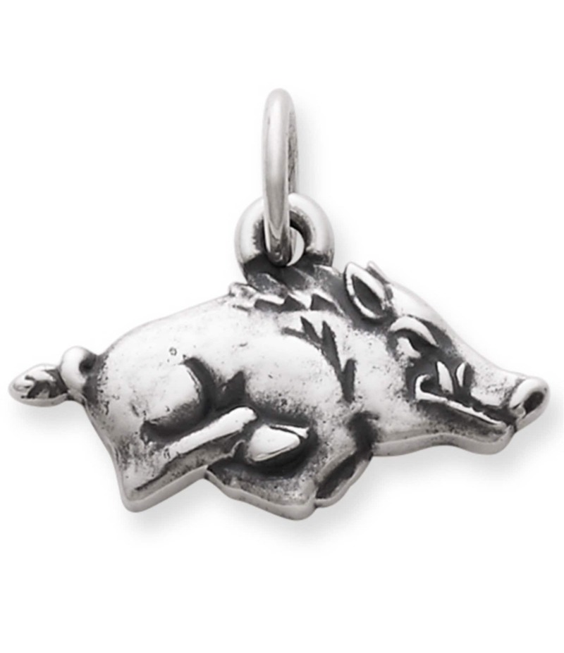 ジェームズ エイヴリー レディース アクセサリー ネックレス・チョーカー・ペンダントトップ James Avery Arkansas Razorback Mascot Charm Silver シルバー