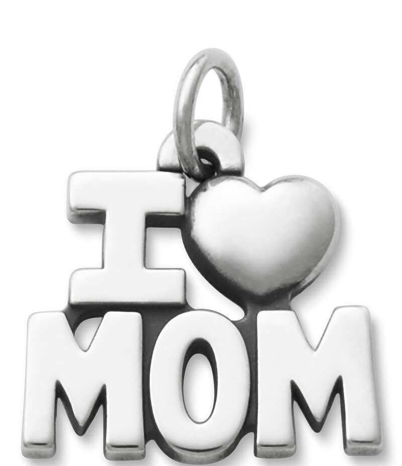 ジェームズ エイヴリー レディース アクセサリー ネックレス・チョーカー・ペンダントトップ James Avery I Love Mom Charm Sterling Silver シルバー