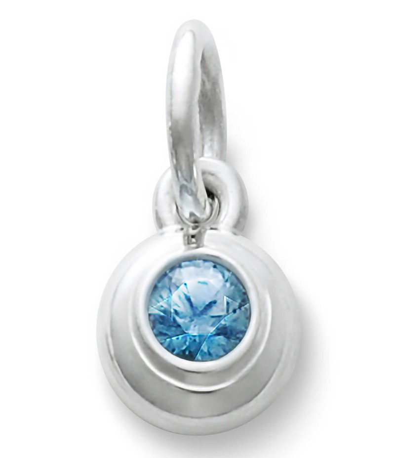 ジェームズ エイヴリー レディース アクセサリー ネックレス・チョーカー・ペンダントトップ James Avery Remembrance December Birthstone with Blue Zircon Charm Blue Zircon/Silver ブルー