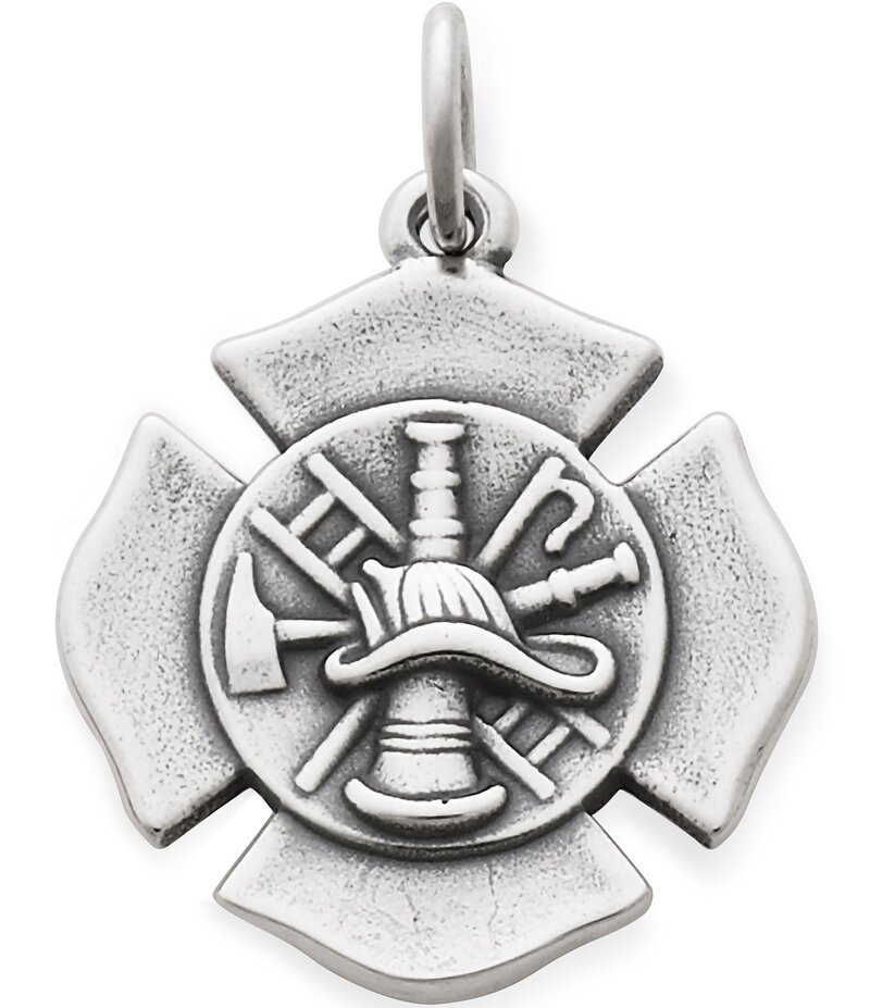 ジェームズ エイヴリー レディース アクセサリー ネックレス・チョーカー・ペンダントトップ James Avery Firefighter's Charm Silver シルバー