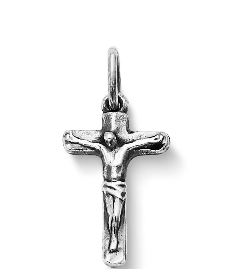 ジェームズ エイヴリー レディース アクセサリー ネックレス・チョーカー・ペンダントトップ James Avery Small Chiseled Crucifix Charm Sterling Silver シルバー|ReVida 店