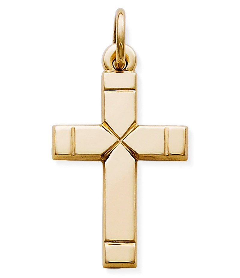 ジェームズ エイヴリー レディース アクセサリー ネックレス・チョーカー・ペンダントトップ James Avery Small 14K Gold Plain Latin Cross Charm Gold ゴールド｜ReVida 店 98,340円