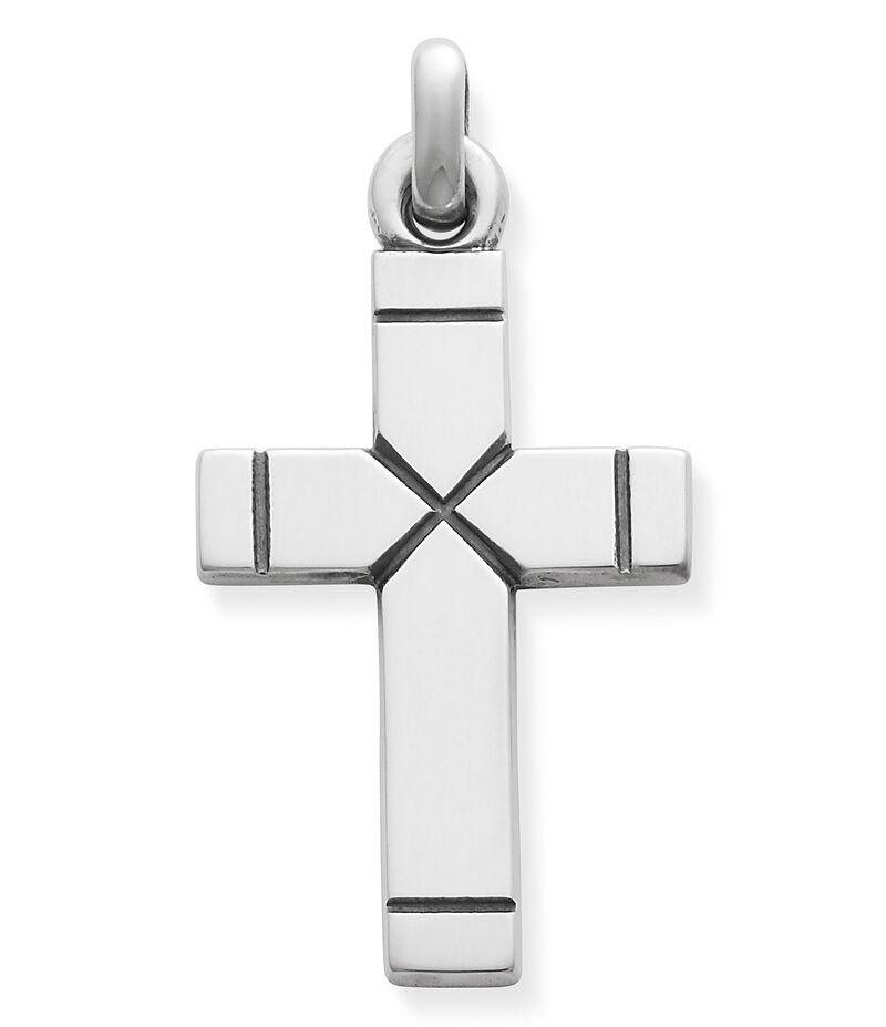 ジェームズ エイヴリー レディース アクセサリー ネックレス・チョーカー・ペンダントトップ James Avery Sterling Silver Large Plain Latin Cross Pendant Charm Sterling Silver シルバー