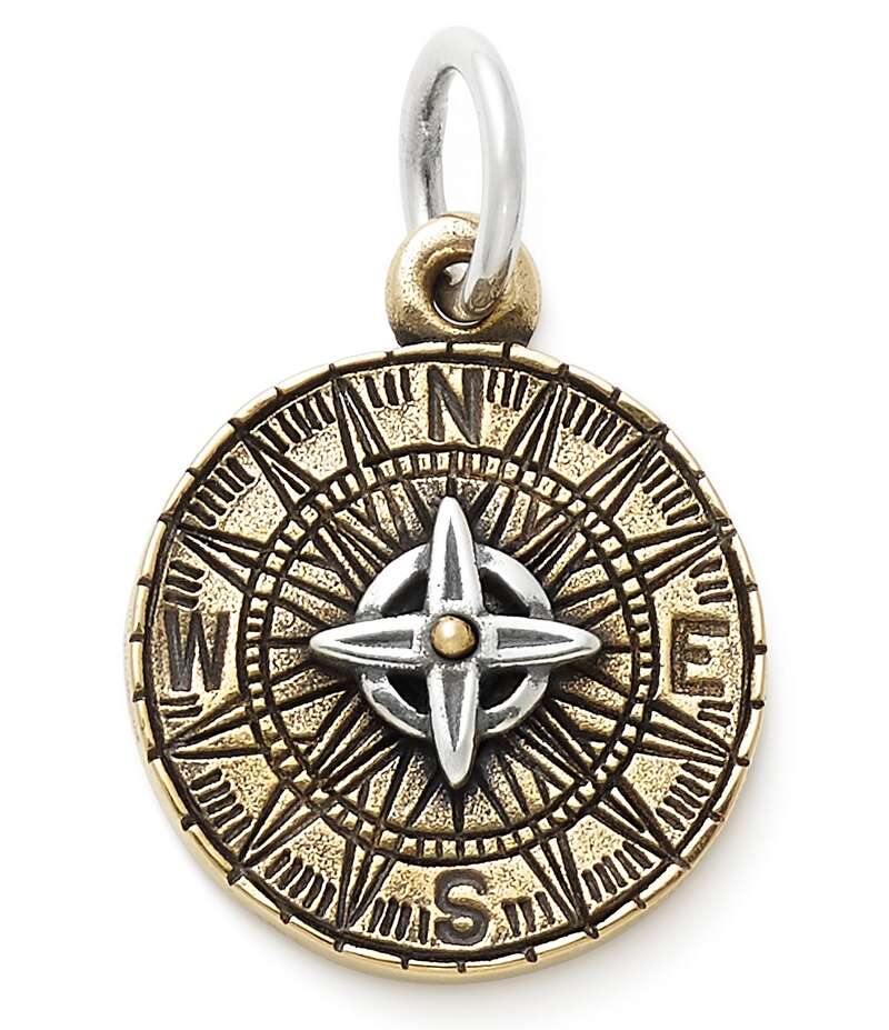ジェームズ エイヴリー レディース アクセサリー ネックレス・チョーカー・ペンダントトップ James Avery Point The Way Sterling Silver Pendant Charm Sterling Bronze シルバー