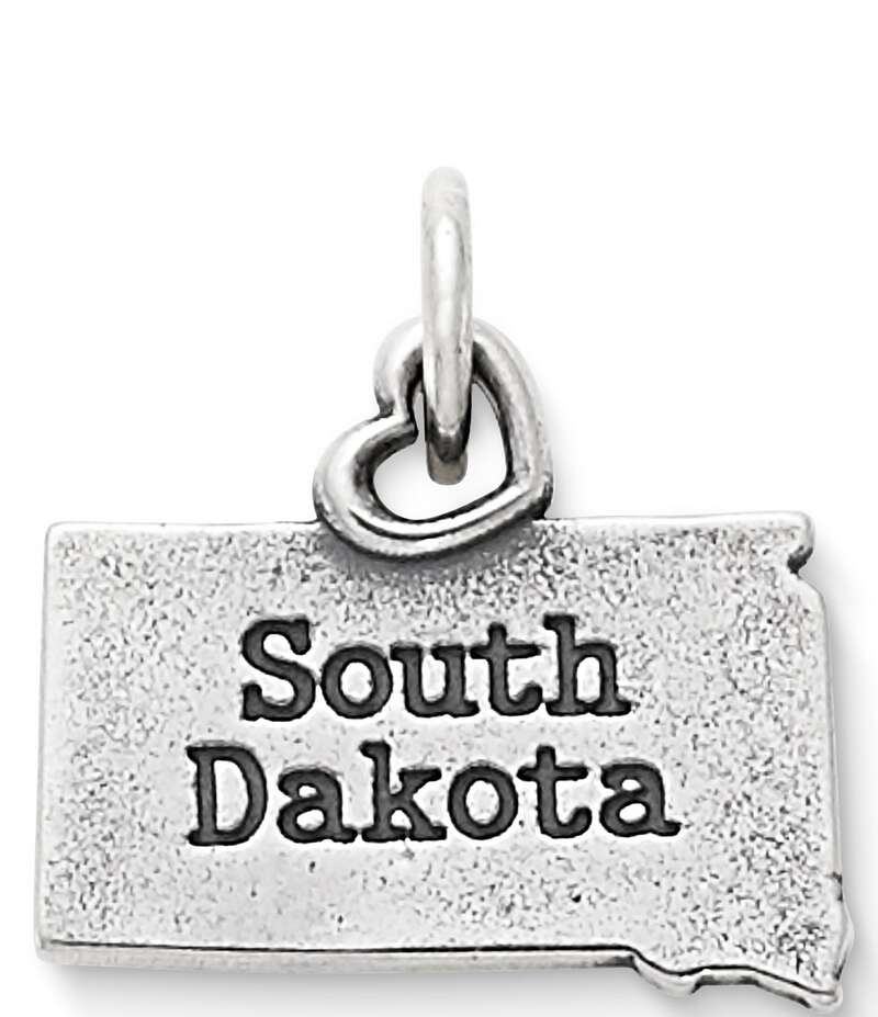 ジェームズ エイヴリー レディース アクセサリー ネックレス・チョーカー・ペンダントトップ James Avery My South Dakota State Charm Sterling Silver シルバー
