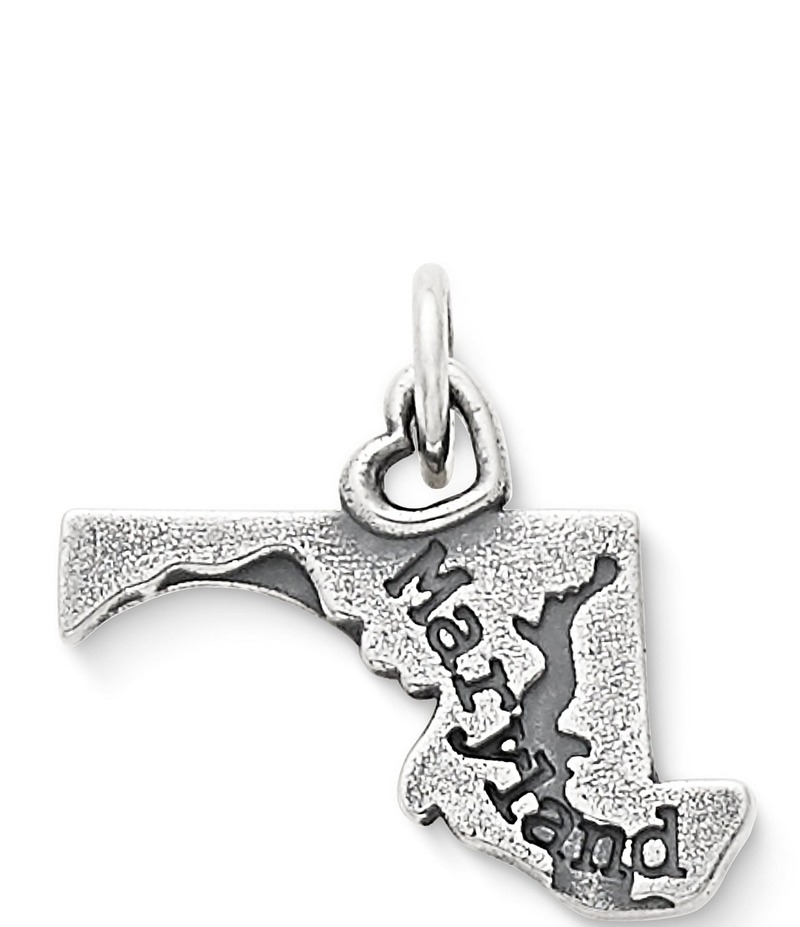 ジェームズ エイヴリー レディース アクセサリー ネックレス・チョーカー・ペンダントトップ James Avery My Maryland State Charm Sterling Silver シルバー