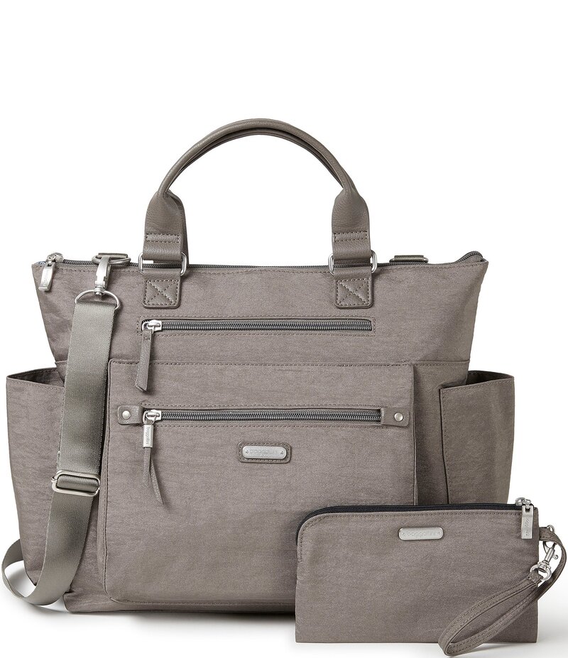 バッガリーニ レディース バッグ バックパック・リュックサック Baggallini 3-in-1 Convertible Backpack with RFID Phone Wristlet Sterling Shimmer 26,520円