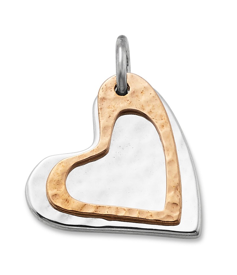 ジェームズ エイヴリー レディース アクセサリー ネックレス・チョーカー・ペンダントトップ James Avery Fearless Hearts Charm Sterling Bronze｜ReVida 店