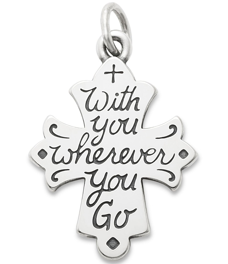 ジェームズ エイヴリー レディース アクセサリー ネックレス・チョーカー・ペンダントトップ James Avery With You Wherever You Go Charm Sterling Silver シルバー