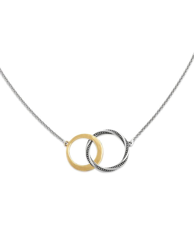 ジェームズ エイヴリー レディース アクセサリー ネックレス・チョーカー レース James Avery Connected Circles Necklace Sterling Silver/14K Gold ゴールド 47,880円