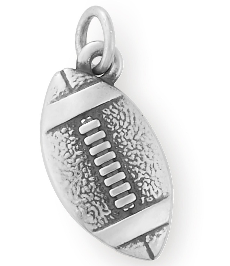 ジェームズ エイヴリー レディース アクセサリー ネックレス・チョーカー・ペンダントトップ James Avery Engravable Football Charm Sterling Silver シルバー