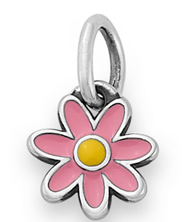 ジェームズ エイヴリー レディース アクセサリー ネックレス・チョーカー・ペンダントトップ ミニ James Avery Enamel Mini Flower Charm Pink and Yellow ピンク｜ReVida 店