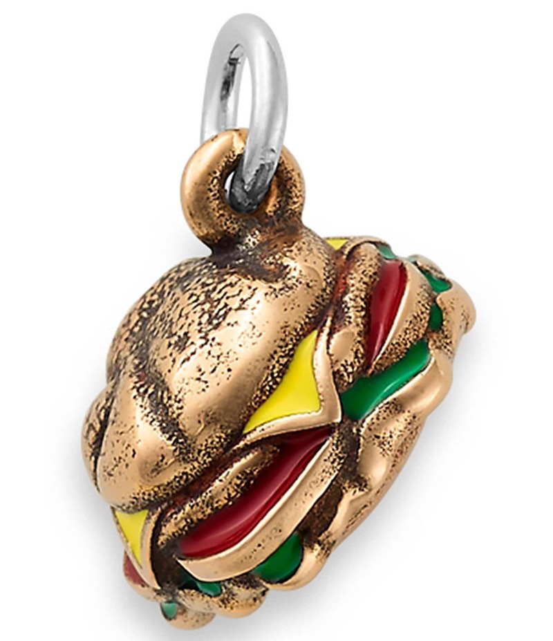 ジェームズ エイヴリー レディース アクセサリー ネックレス・チョーカー・ペンダントトップ James Avery Enamel Sterling Silver Cheeseburger Charm Sterling Multi Color マルチカラー