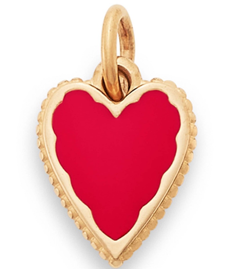 ジェームズ エイヴリー レディース アクセサリー ネックレス・チョーカー・ペンダントトップ James Avery 14K Gold Enamel Red Small Heart Charm 14K Yellow Gold イエロー