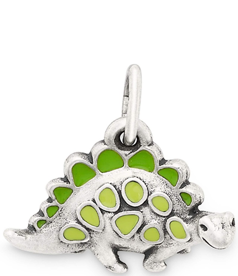 ジェームズ エイヴリー レディース アクセサリー ネックレス・チョーカー・ペンダントトップ James Avery Enamel Dinosaur Charm Sterling Silver シルバー