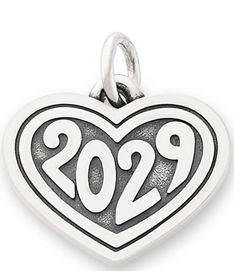 ジェームズ エイヴリー レディース アクセサリー ネックレス・チョーカー・ペンダントトップ James Avery Year 2029 Heart Charm Sterling Silver シルバー