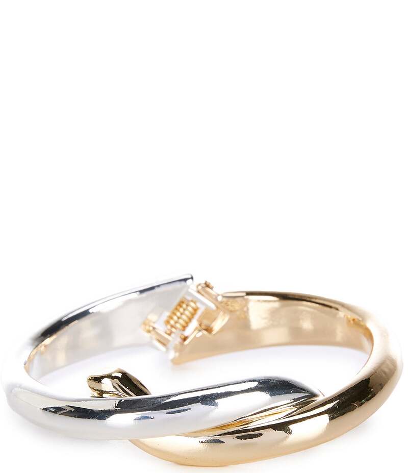 ディラーズ レディース アクセサリー ブレスレット・バングル・アンクレット Dillard's Two Tone Bypass Cuff Bracelet Two Tone