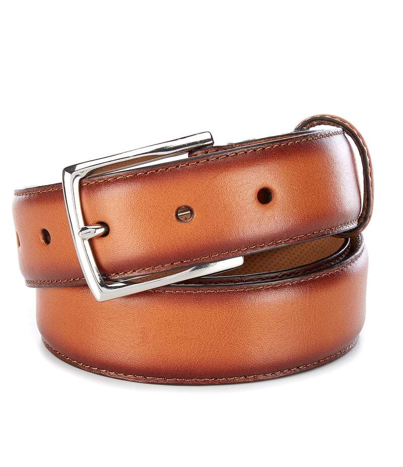 電話を掛けるハーン メンズ 付属品 胴締め なめし革 Cole Haan Harrison Grand Leather Belt Tan タン