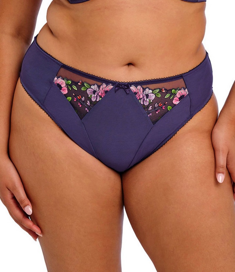 エロミ レディース アンダーウェア パンツ Elomi Himari High Leg Brief Midnight