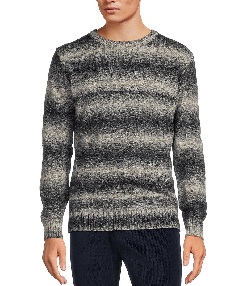 【楽天市場】【送料無料】 ラウン メンズ ニット・セーター アウター Long Sleeve Space Dye Crewneck ...